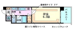 Felis北堀江の物件間取画像